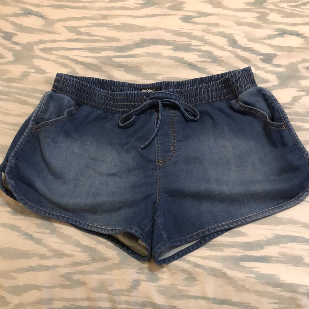 Stretch Denim Shorts